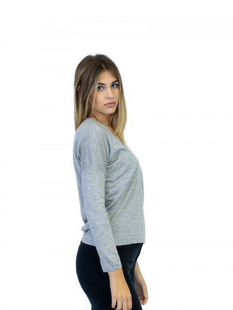 V-Neck Cashmere Silk